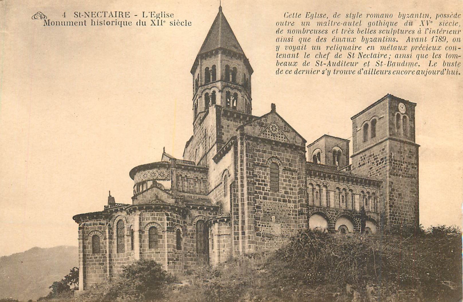 St-Nectaire - L'Église - Monument historique du XIIe siècle