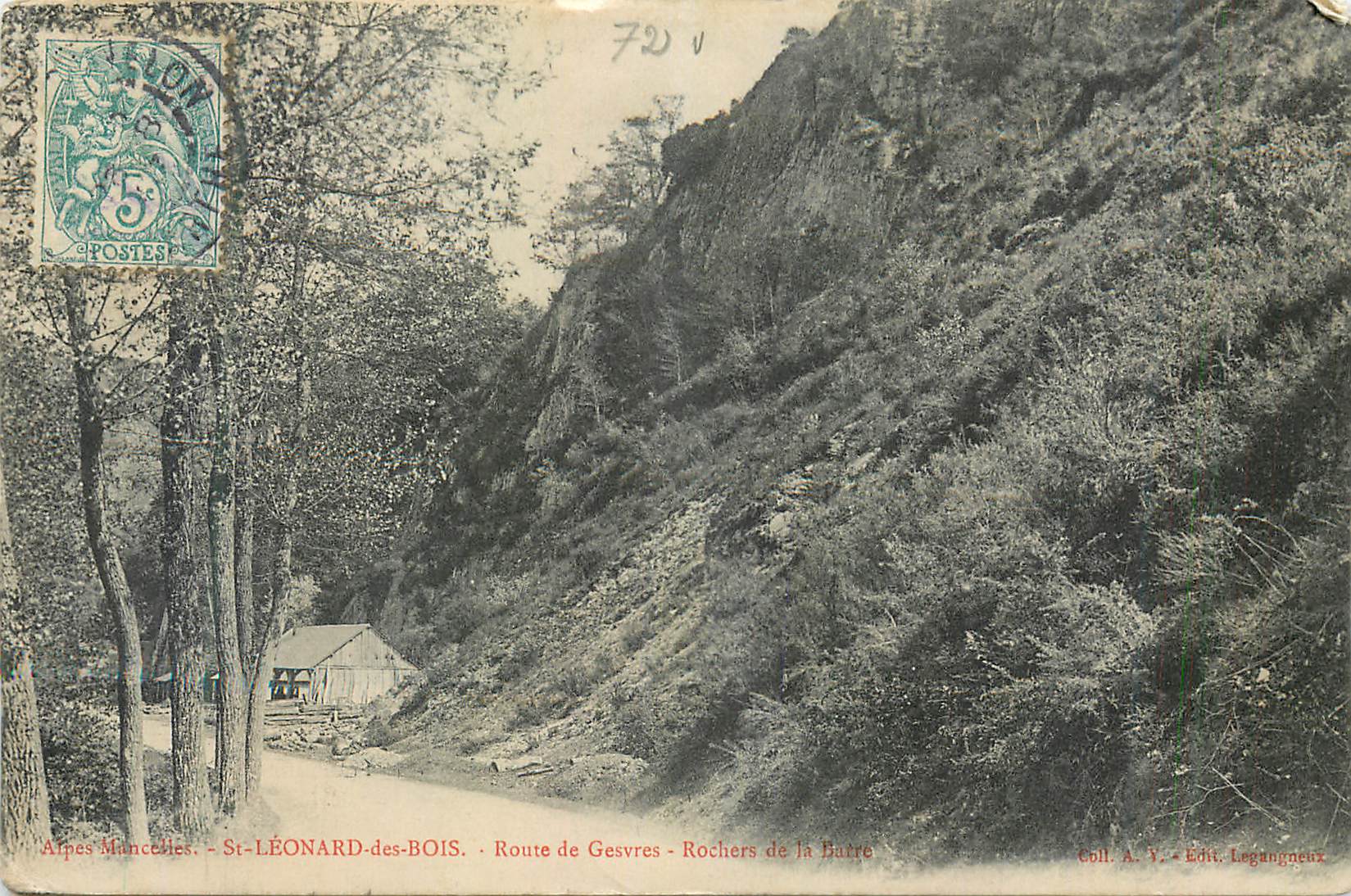 CPA St Leonard des Bois Route de Gesvres