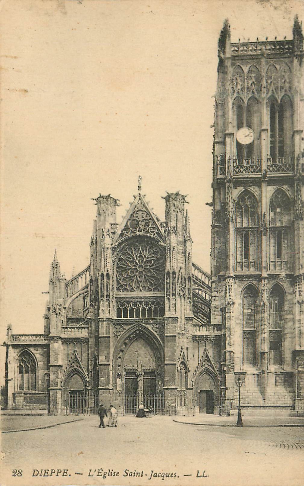 CPA Dieppe L'Eglise Saint Jacques