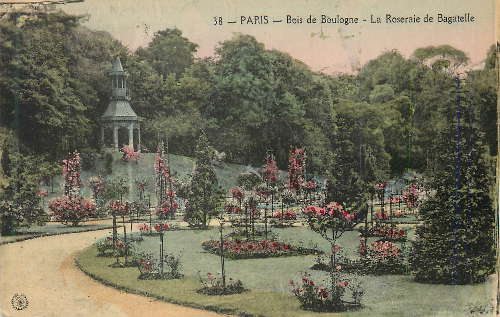 CPA Paris Bois de Boulogne La Roseraie de Bagatelle