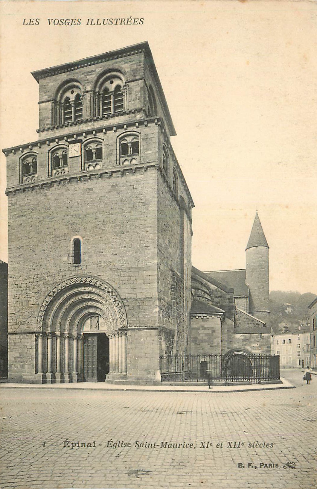 Épinal — Église Saint-Maurice, XIe et XIIe siècles — B. F., Paris