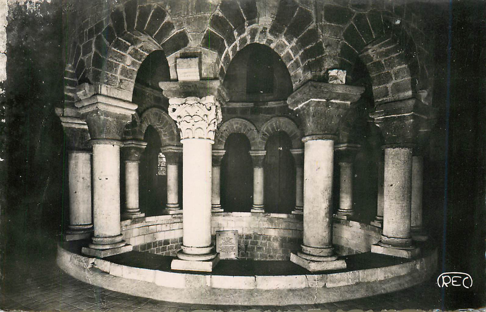 CPM Neuvy St Sepulcre Indre Interieur de l'Eglise