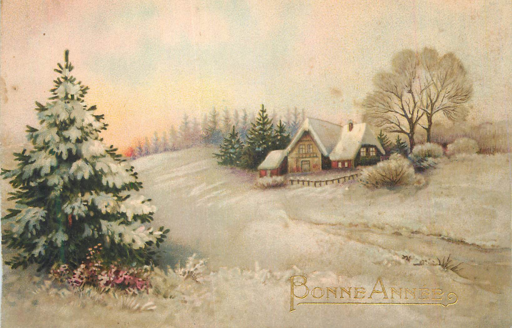 CPA Bonne Annee