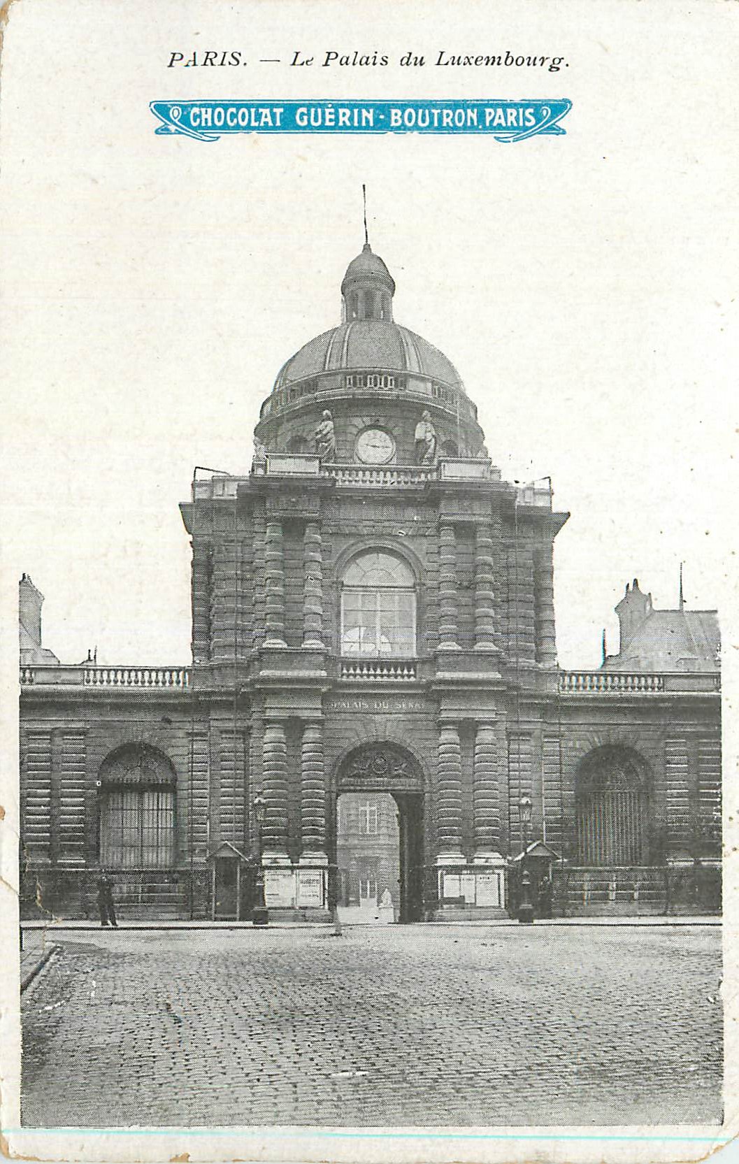 CPA Paris Le Palais de Luxembourg Chocolat Guerin Boutron Paris