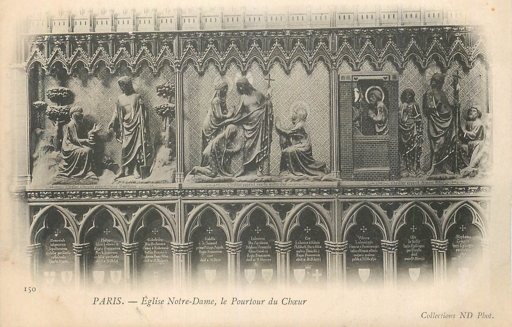 CPA Paris Eglise Notre Dame Le Pourtour du Choeur