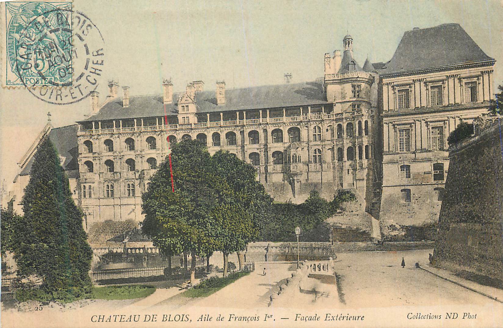 CPA Chateau de Blois Aile de Francois Ier Facade Exterieure