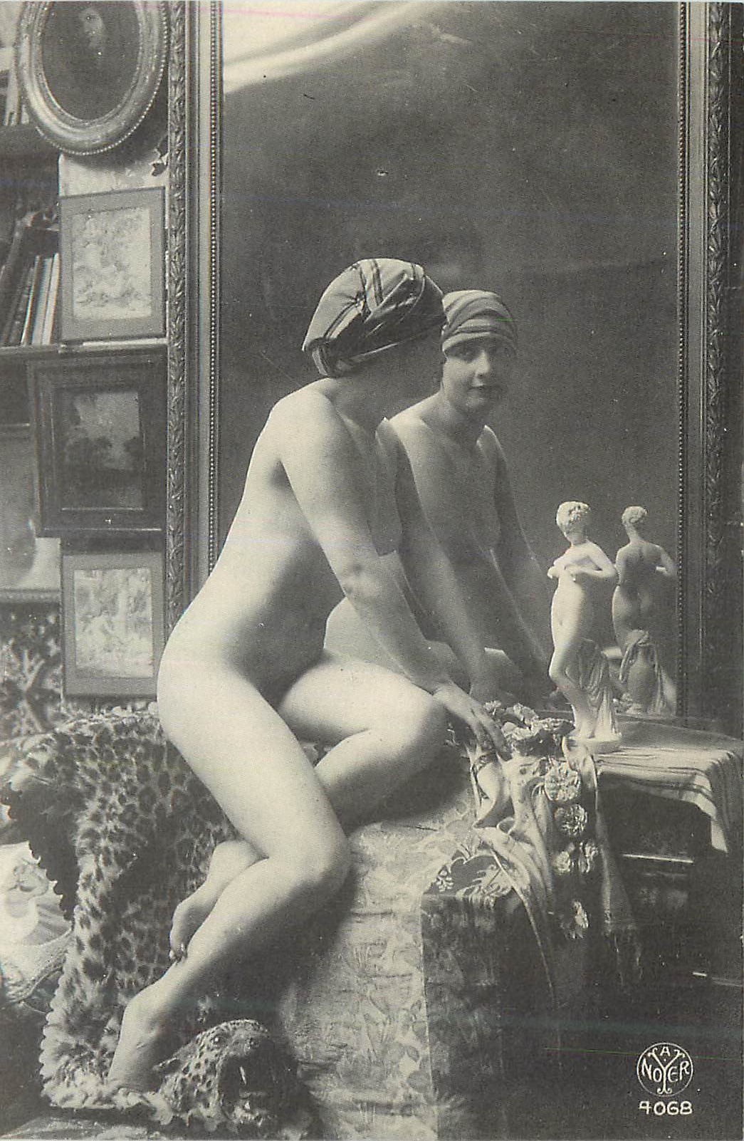 Female Nudity — Interior Scene — T.A. Noëter, No. 4068