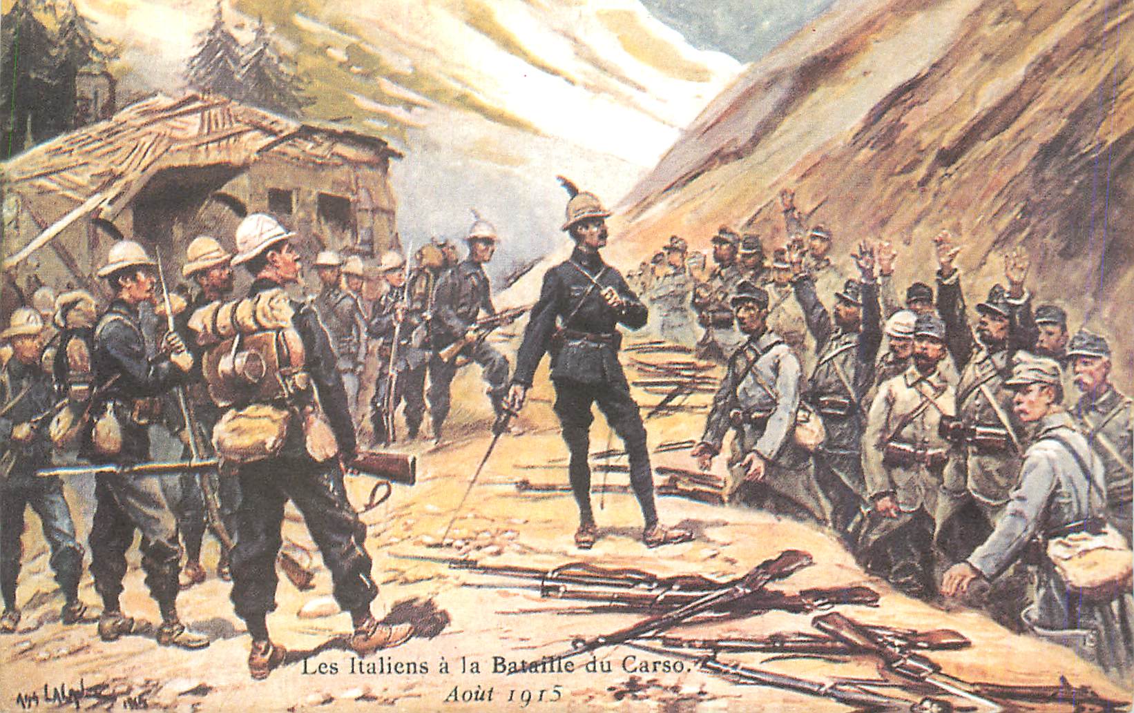 Gli Italiani nella Battaglia del Carso — Agosto 1915 — AM LALANDE
