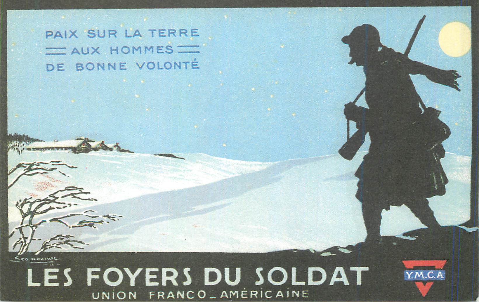 REPRO Les Foyers du Soldat Union Franco Americaine Militaria YMCA
