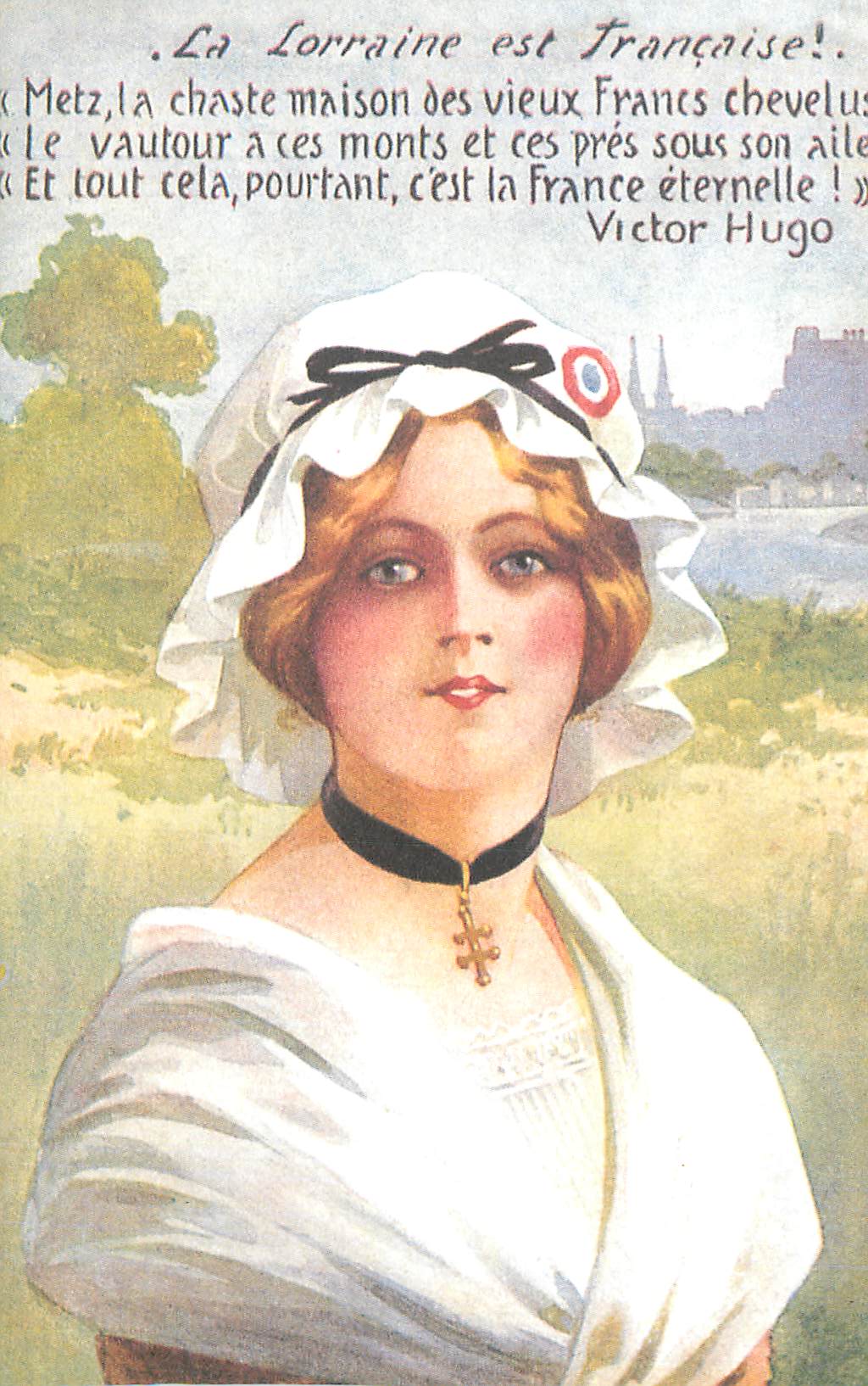 REPRO La Lorraine est Francaise Victor Hugo