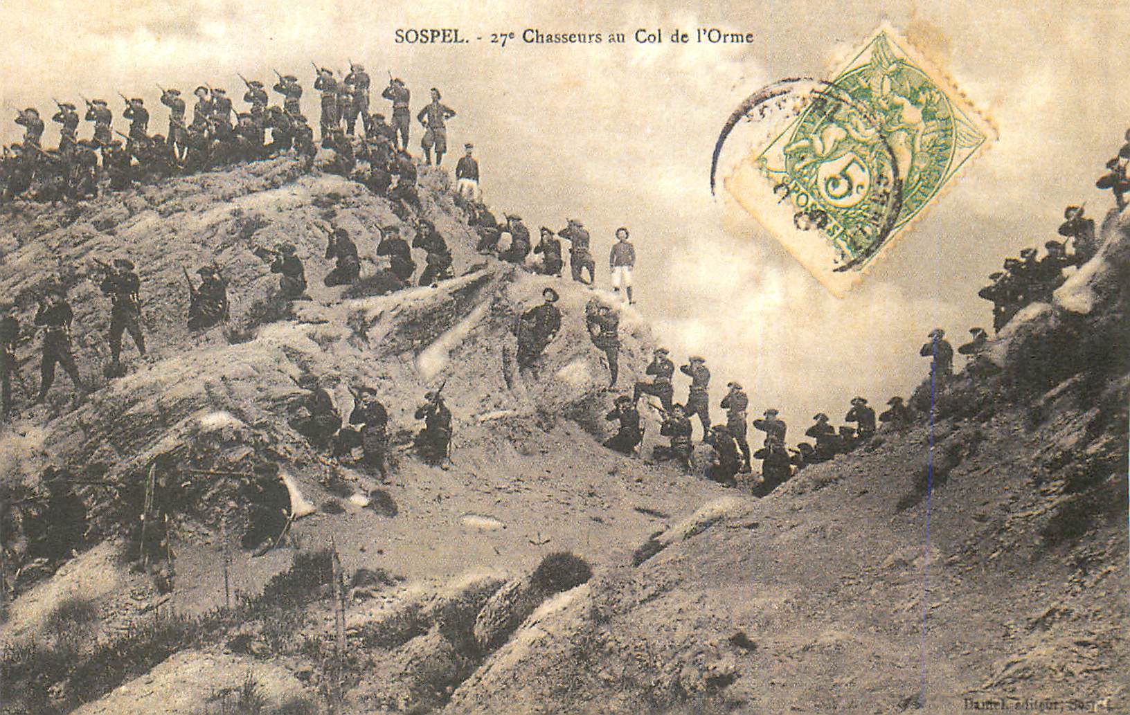 Sospel - 27e Chasseurs au Col de l'Orme — Barmel, éditeur