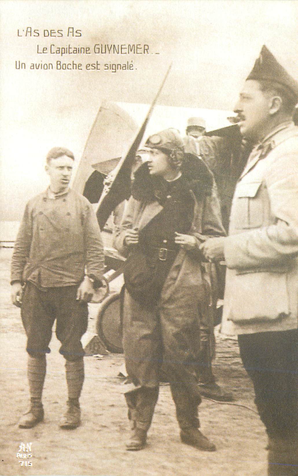 L'As dei As — Il Capitano Guynemer — Un aereo Boche è segnalato — AN Paris 715
