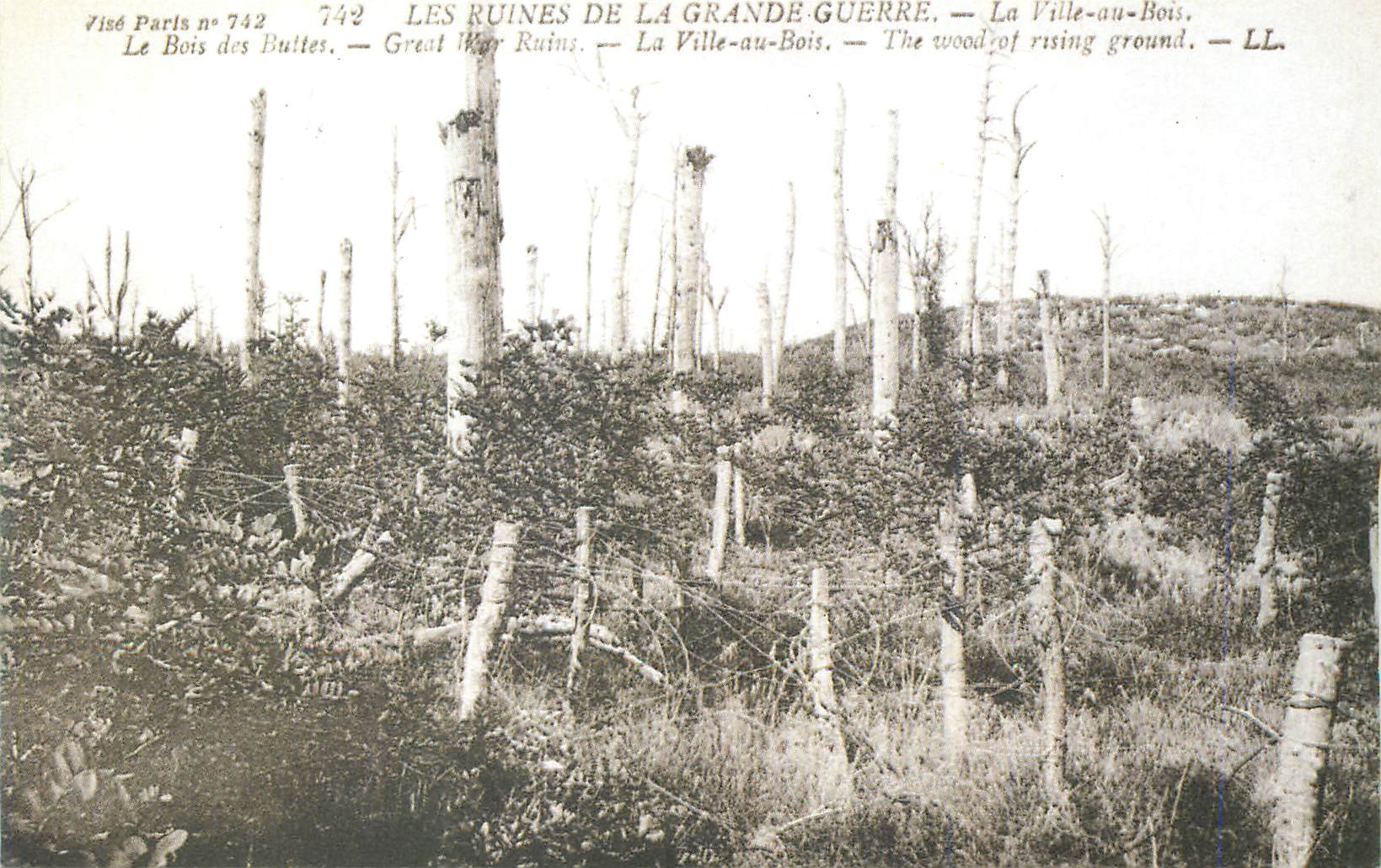 Le Ruine della Grande Guerra — La Ville-au-Bois — Visé Paris n° 742