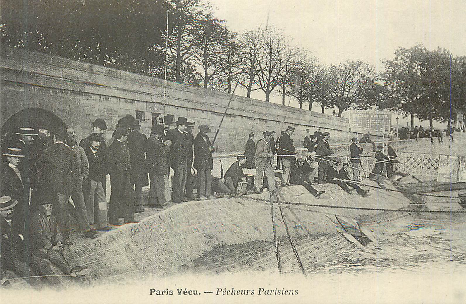 REPRO Paris Vecu Pecheurs Parisiens Peche