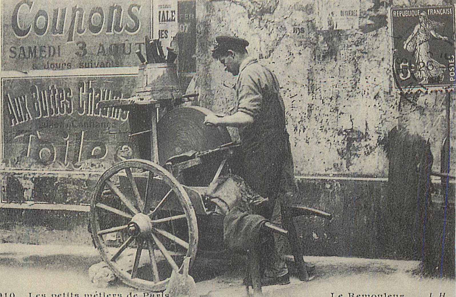 REPRO Les Petits Metiers de Paris Remouleur