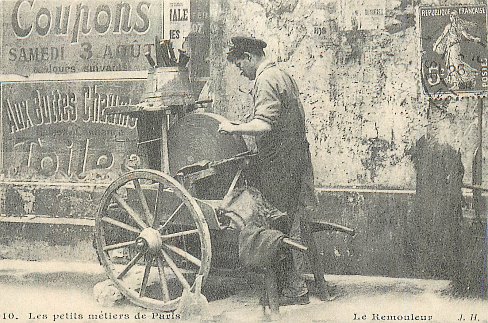 REPRO Les Petits Metiers de Paris Remouleur
