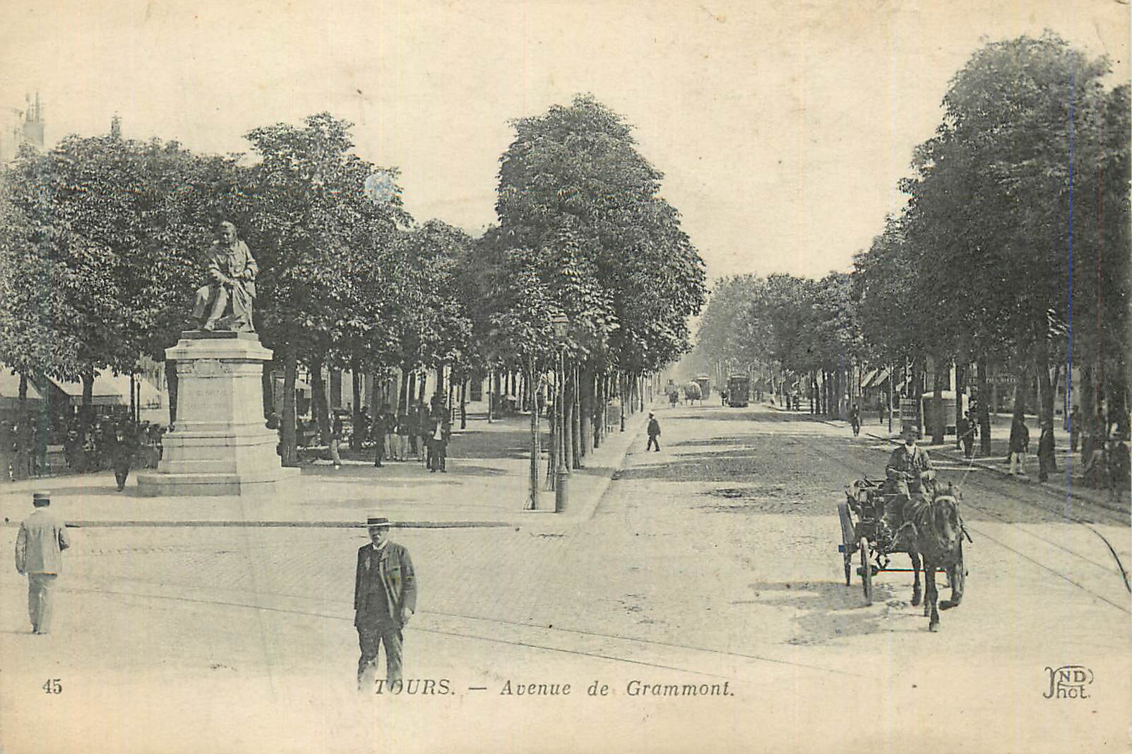 CPA Tours Avenue de Grammont