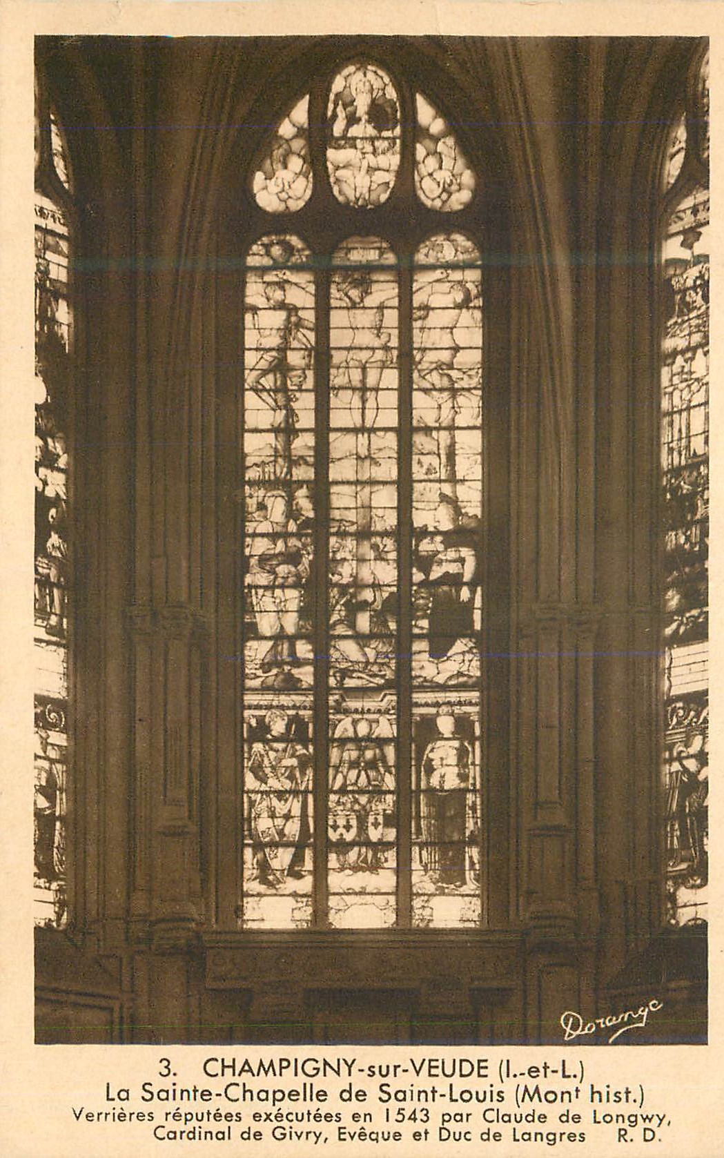 CPA Champigny sur Veude (I et L) La Sainte Chapelle de Saint Louis (Mont Hist)