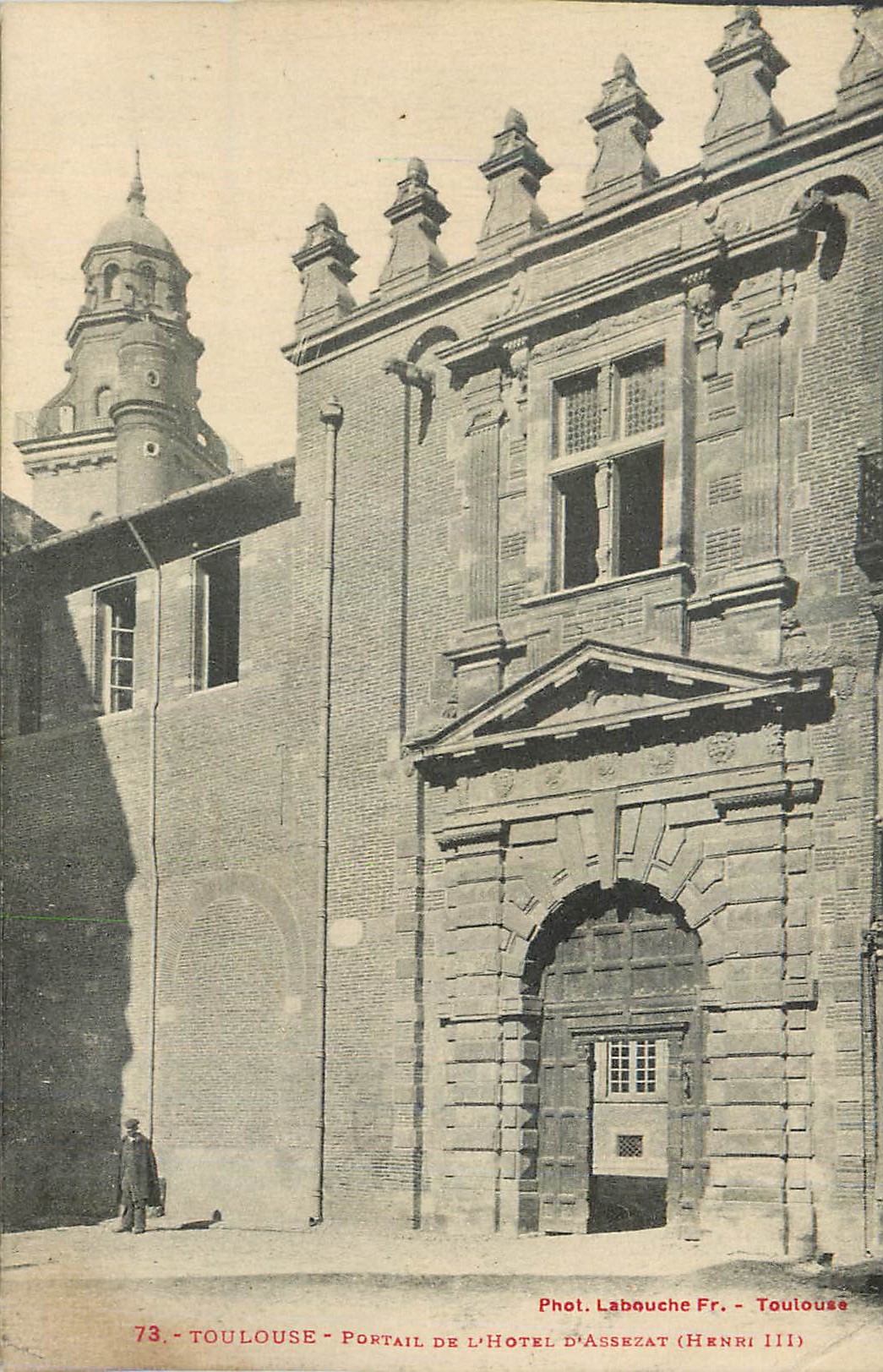 CPA Toulouse Portail de l'Hotel d'Assezat (Henri III)