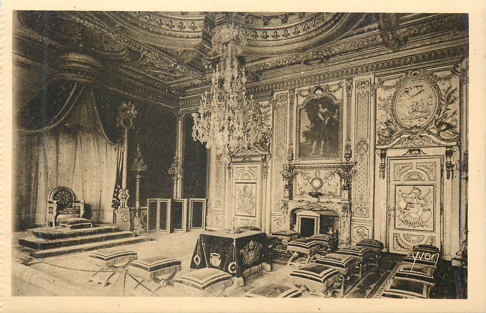 Sala del Trono — Palacio de Versalles — editor Yvon