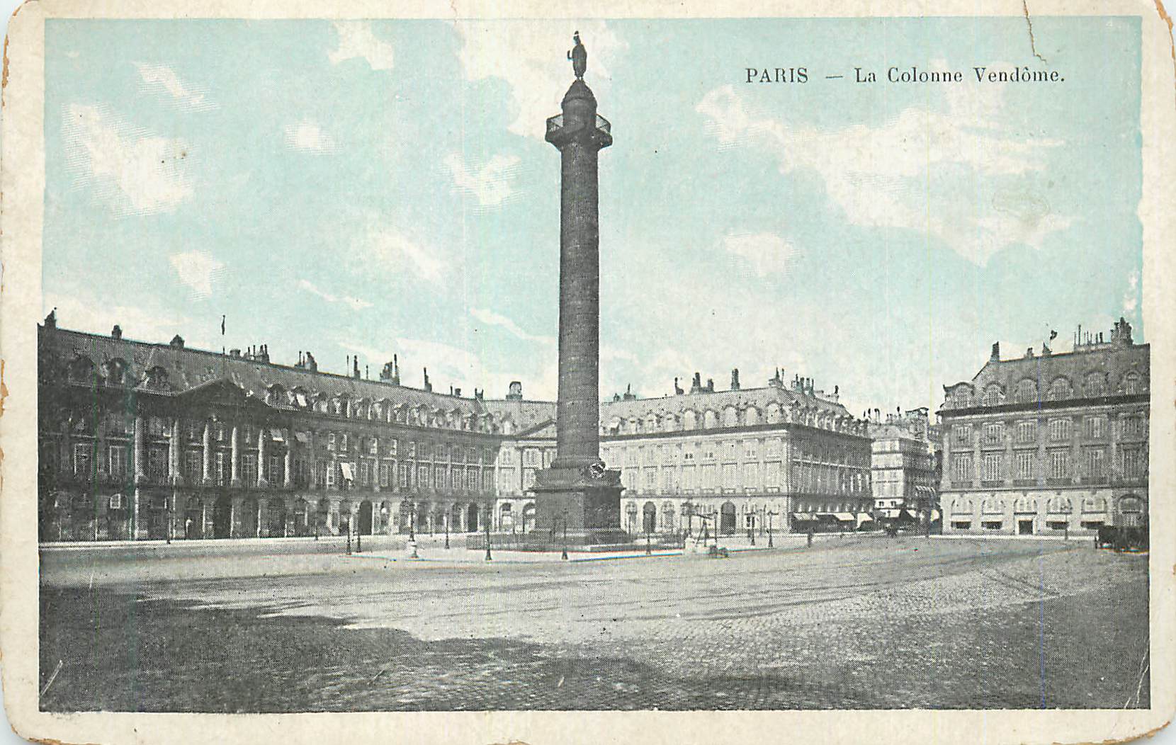 CPA Paris La Colonne Vendome