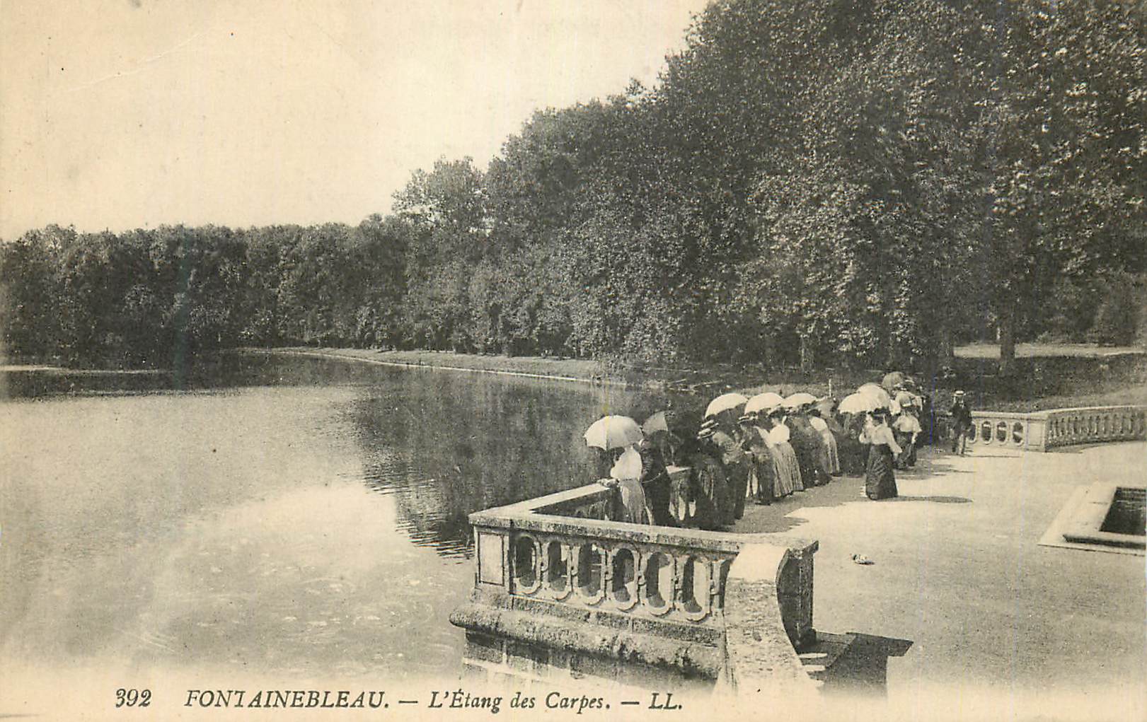 Fontainebleau — L'Étang des Carpes — LL, n° 392