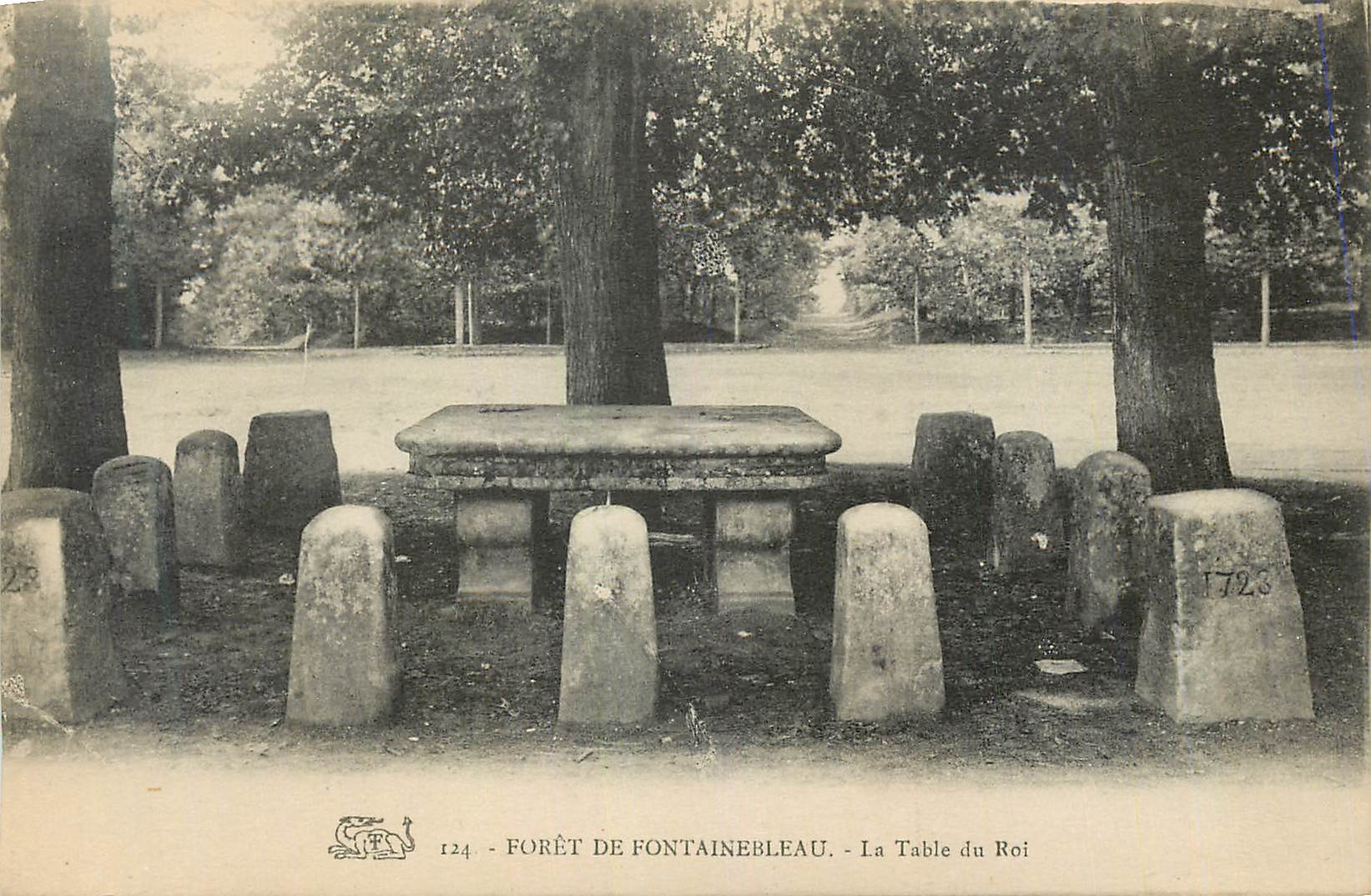 Forêt de Fontainebleau - Die Königsplatte — Verlag CPF, Nr. 124