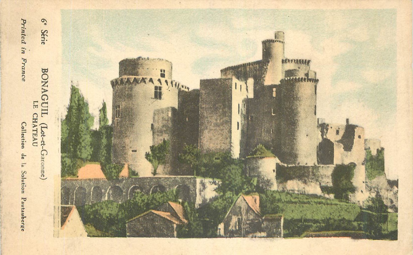 CPA Bonaguil (Lot et Garonne) Le Chateau