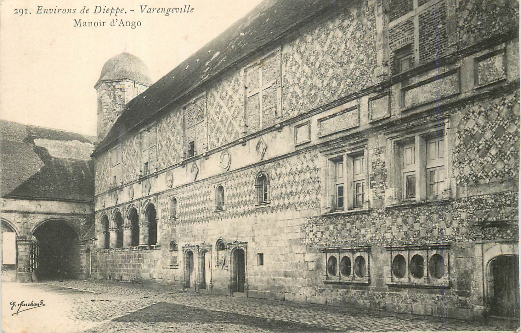 CPA Environs de Dieppe Varengeville Manoir d'Ango