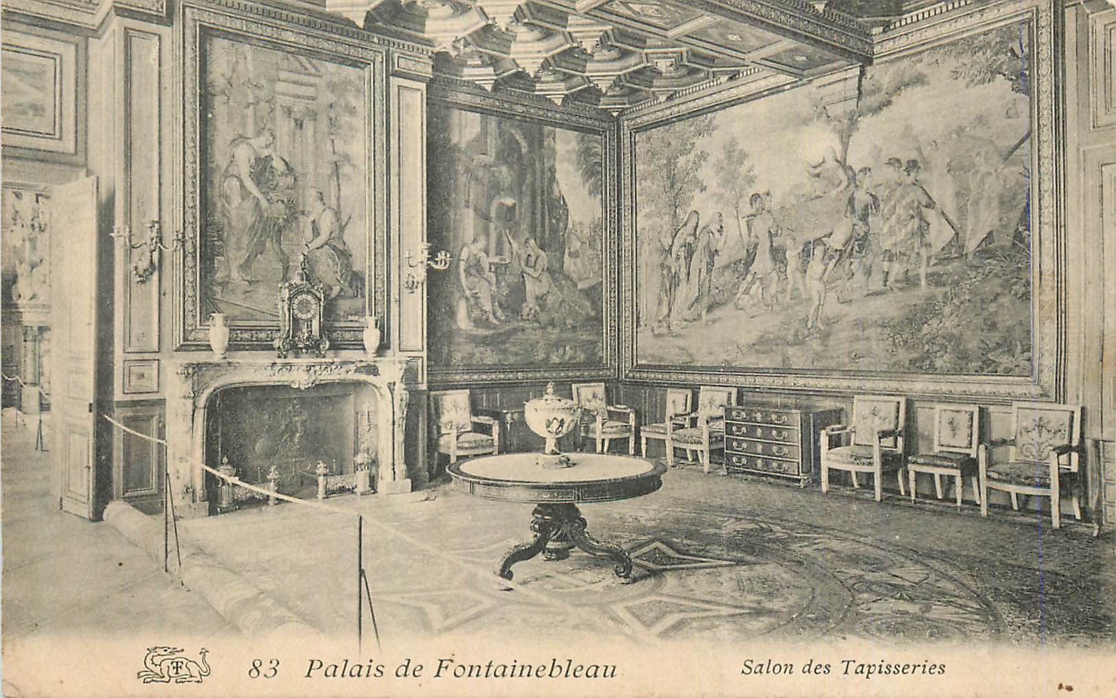 Schloss Fontainebleau — Saal der Teppiche — Verleger CPAP, Nr. 83