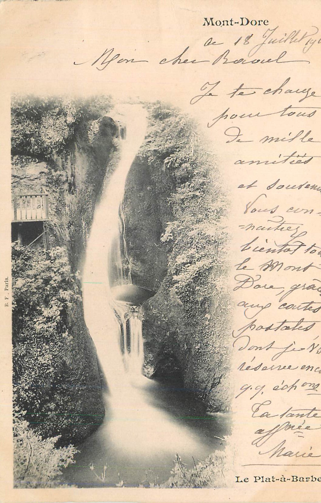 Mont-Dore — Le Plat-à-Barbe — B.Y. Paris