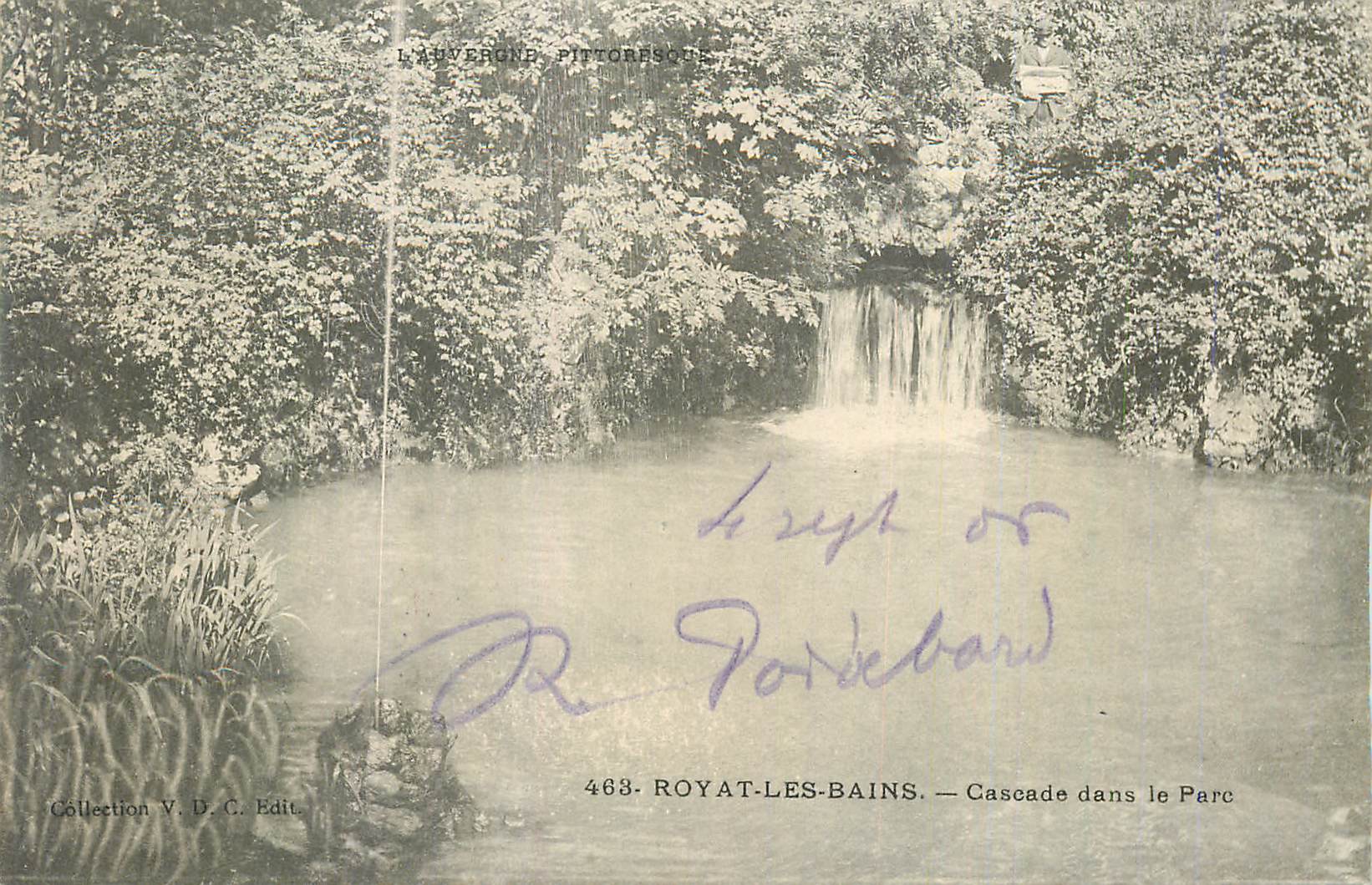 CPA Royat les Bains L'Auvergne Pittoresque Cascade dans le Parc