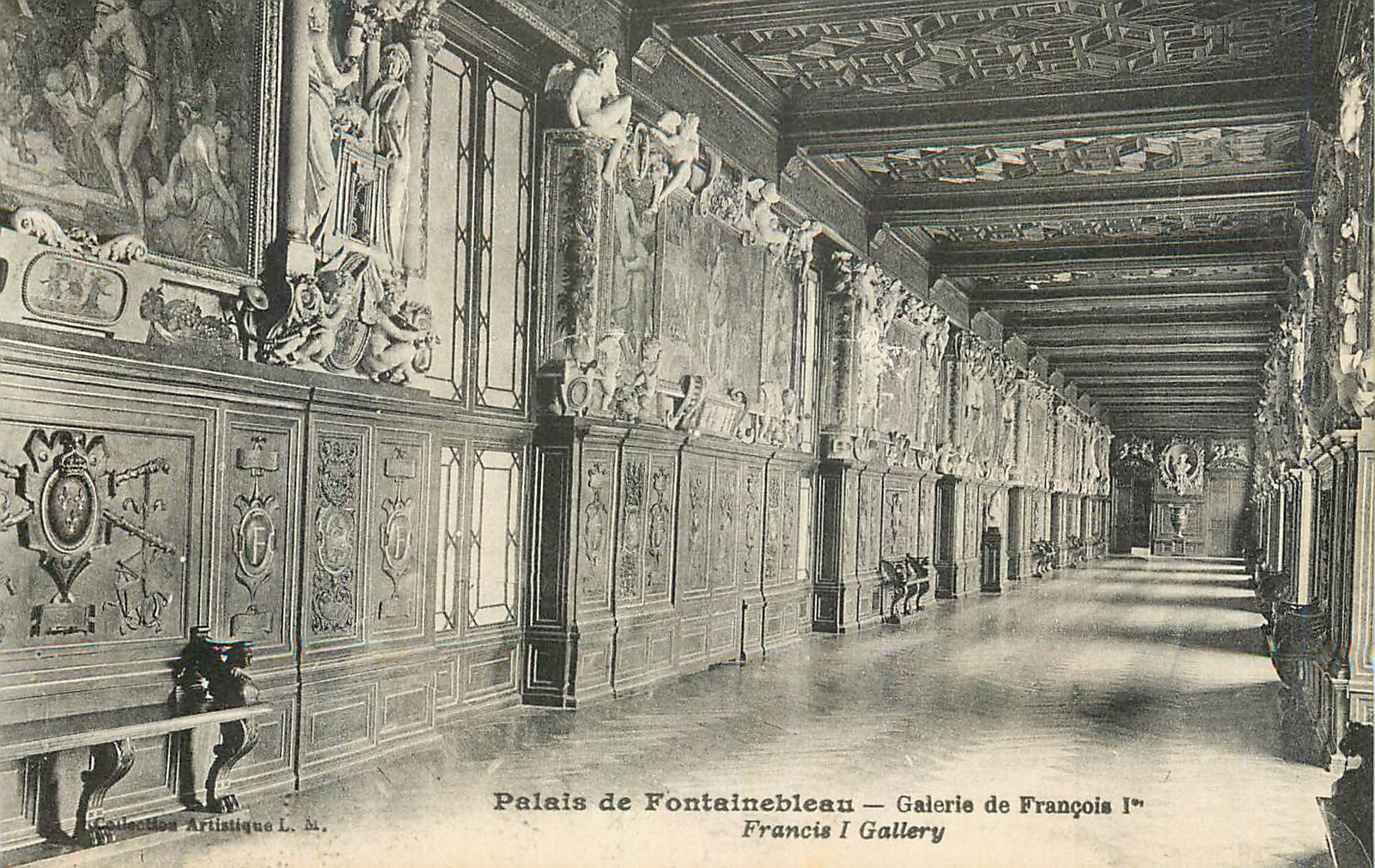 Palacio de Fontainebleau — Galería de Francisco I — Colección Artística L. M.