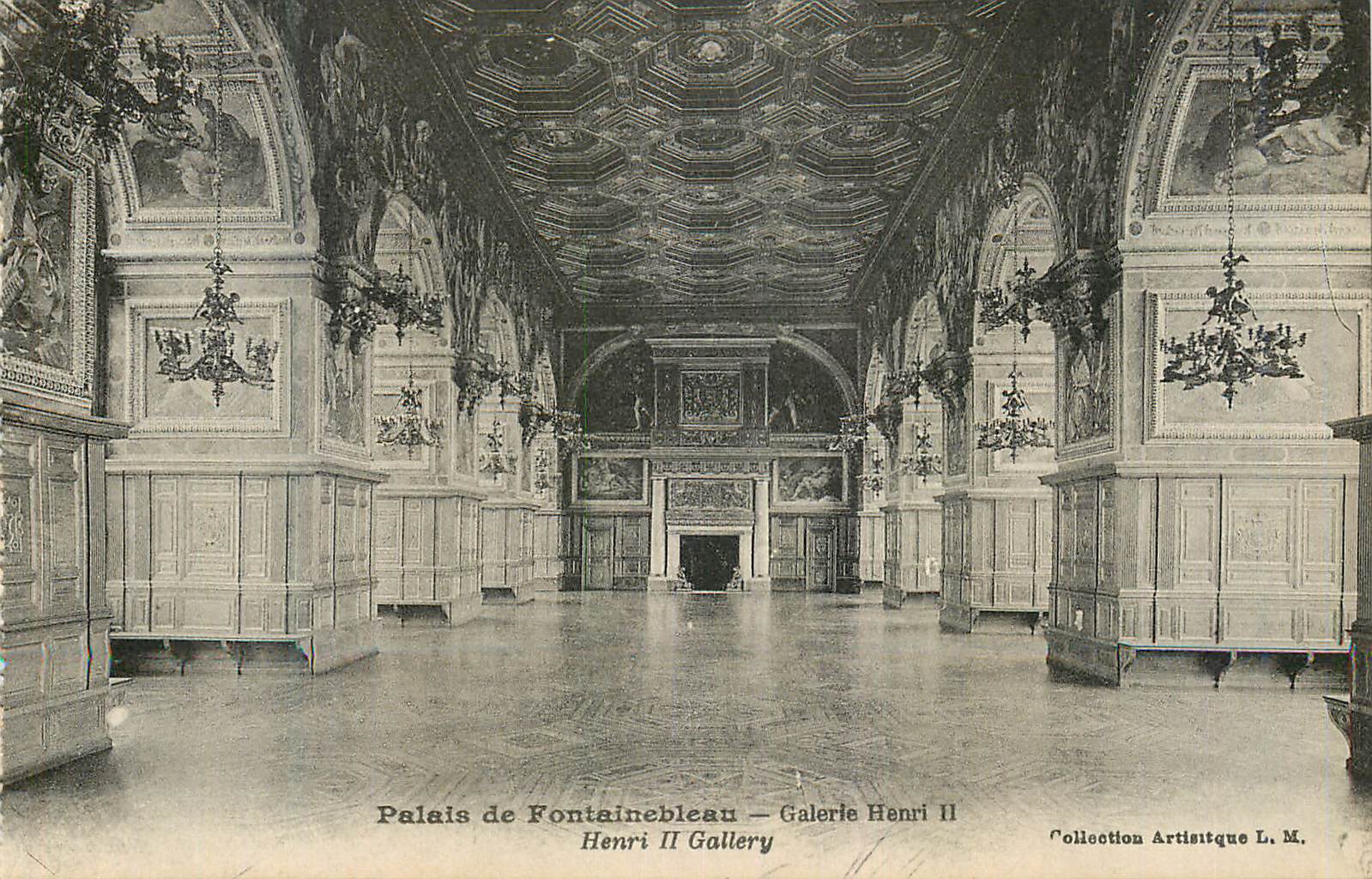 Palazzo di Fontainebleau — Galleria di Henri II — Collezione Artistica L.M.