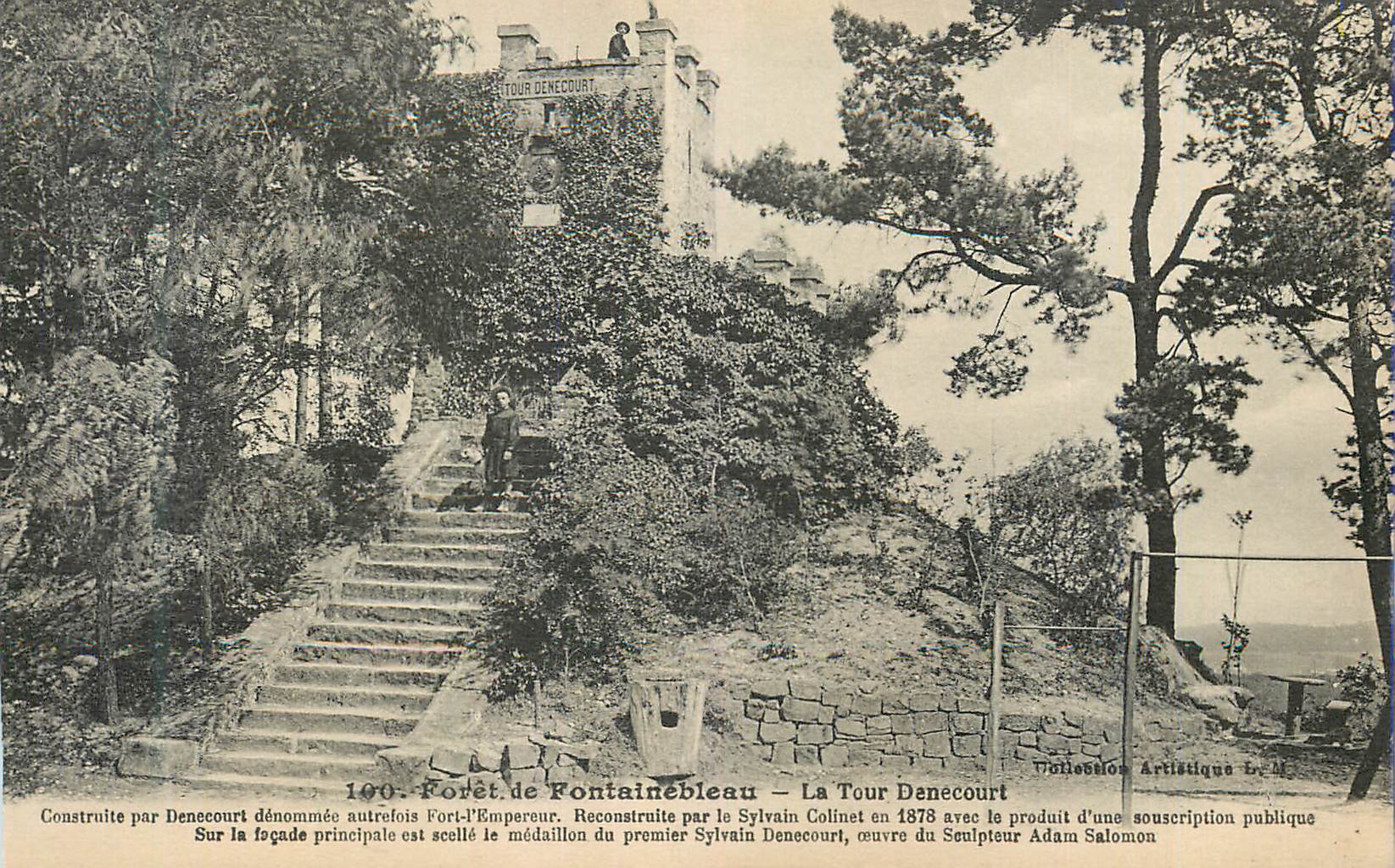 Foresta di Fontainebleau — La Torre Denecourt — Collezione Artistica