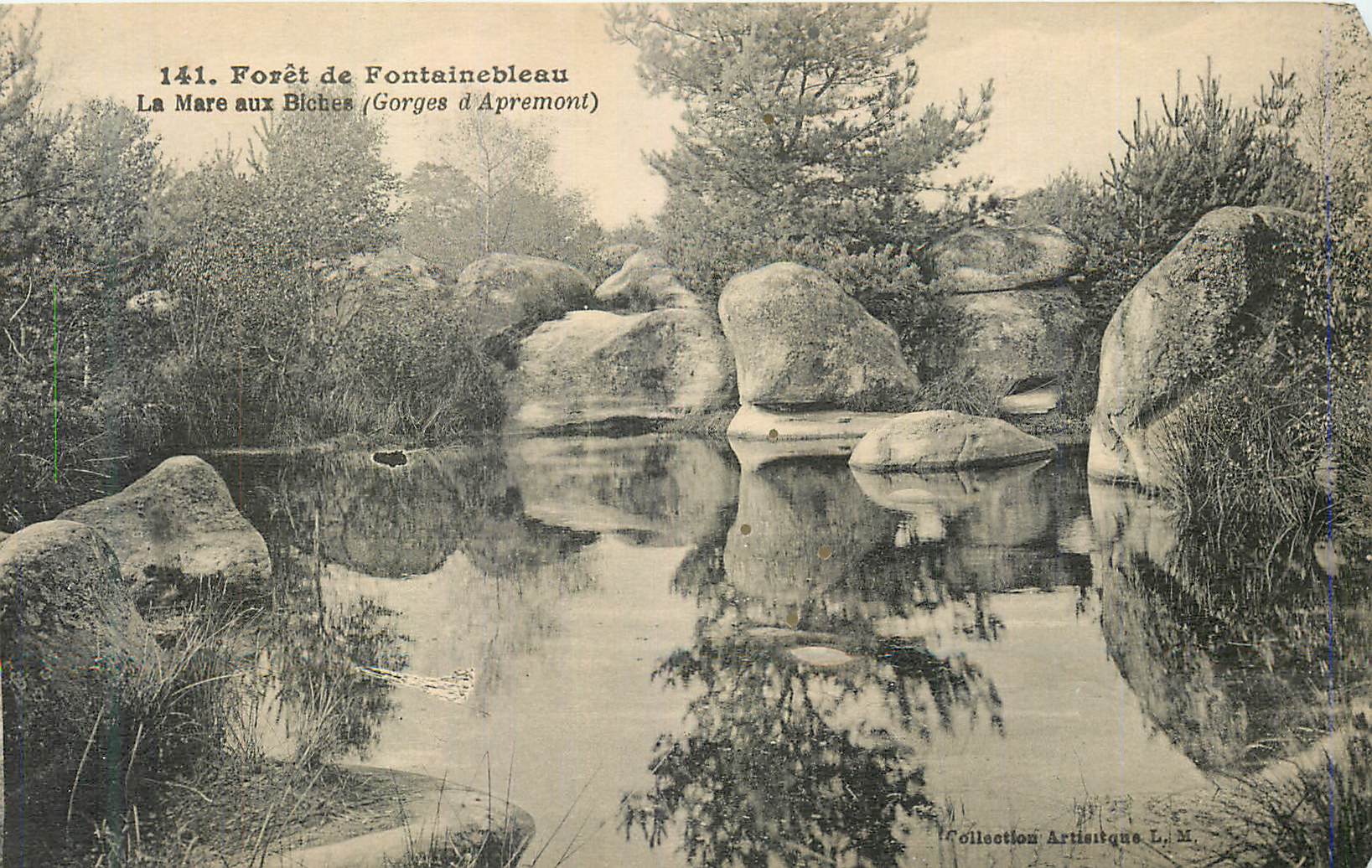 Bosque de Fontainebleau — La Mare aux Biches (Gorges d'Apremont) — Colección Artística L. M.