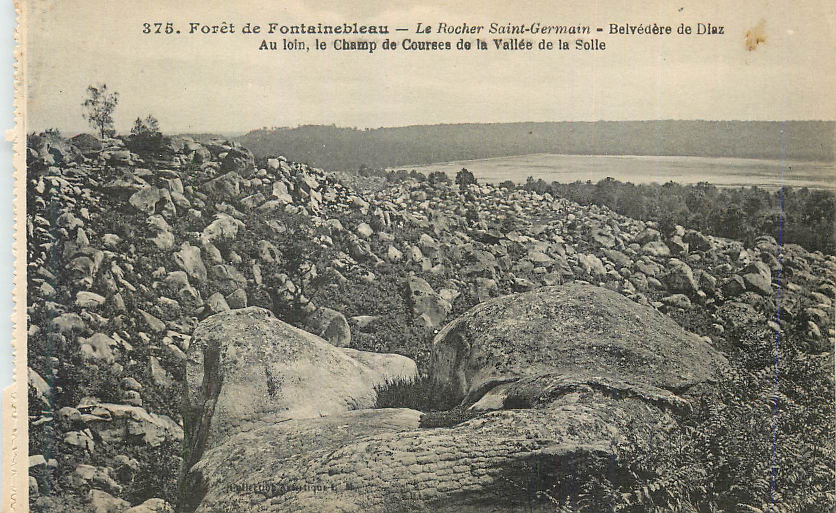 Woud van Fontainebleau — Rocher Saint-Germain — Uitzichtpunt Dlaz — Racebaan van de Vallei van de Solle