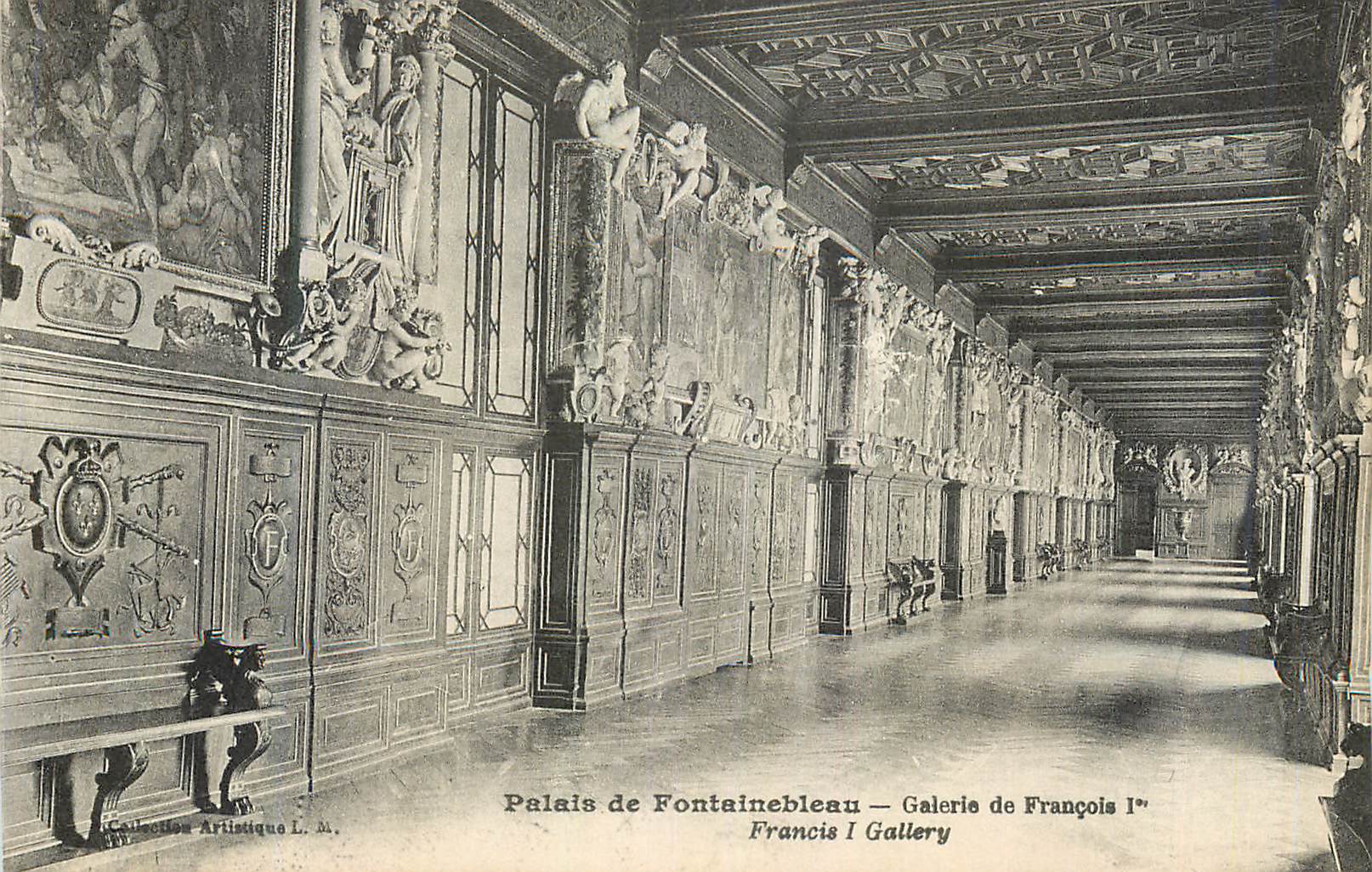 Palais de Fontainebleau — Galerie de François Ier — Collection Artistique L. M.