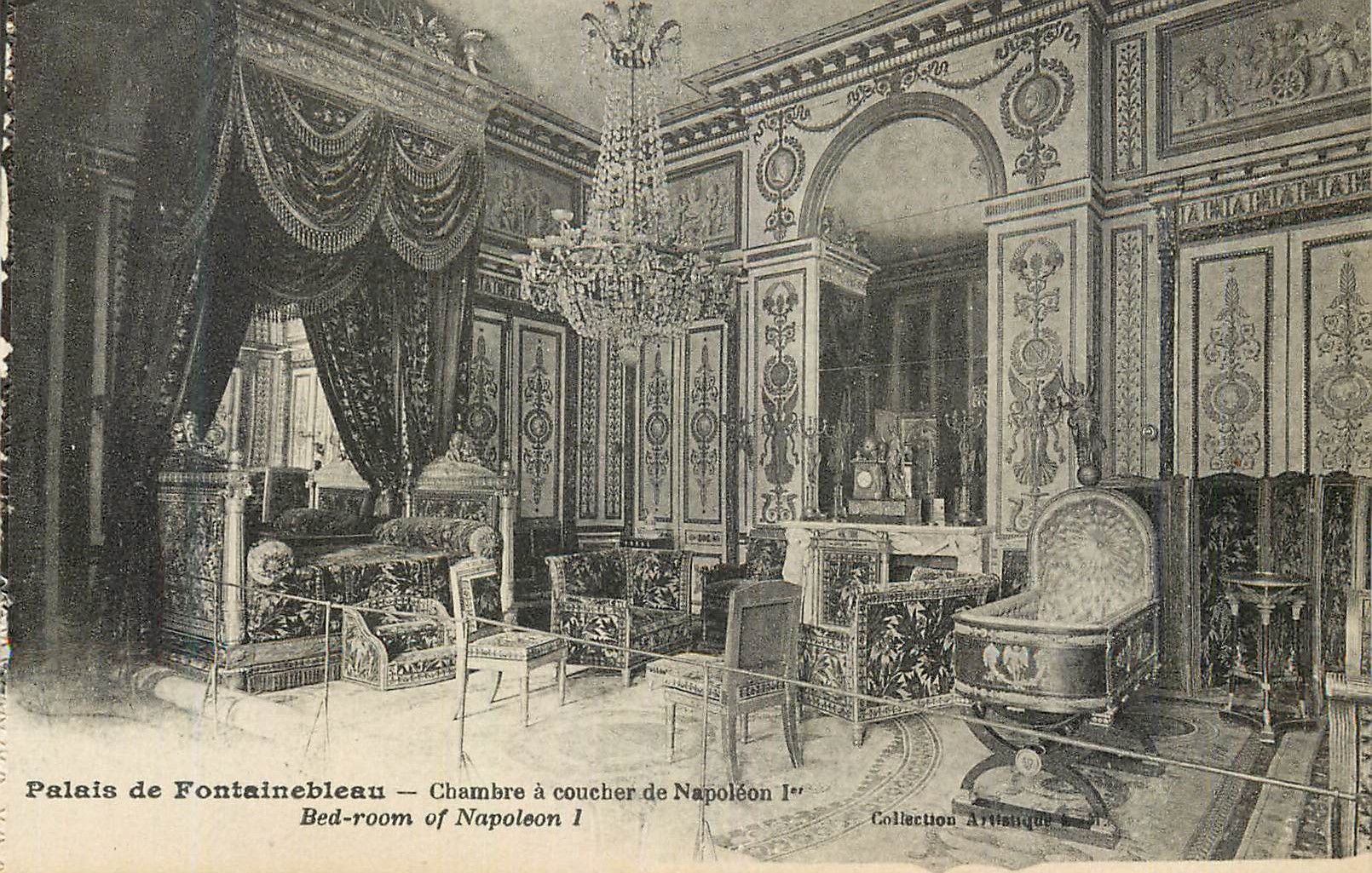 Palais de Fontainebleau — Chambre à coucher de Napoléon Ier — Collection Artistique 2