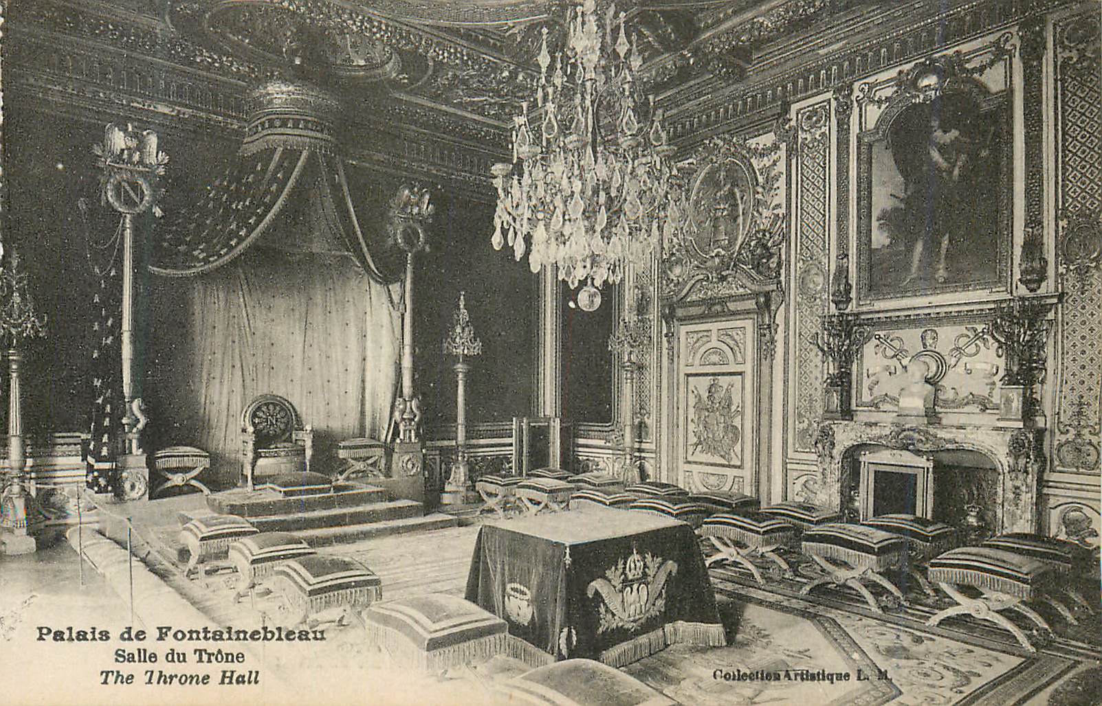 Palazzo di Fontainebleau — Sala del Trono — Collezione Artistica L. M.