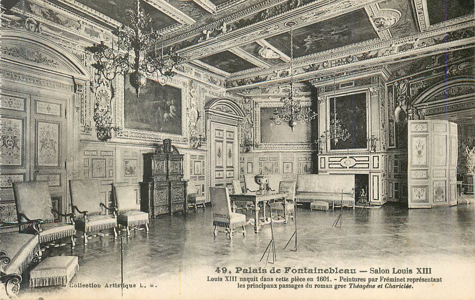 Palais de Fontainebleau — Salon Louis XIII — Collection Artistique L. à.