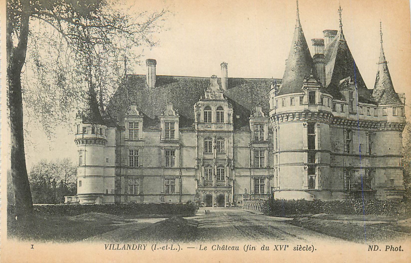 CPA Villandry (I et L) Le Chateau (fin du XVIe Siecle)
