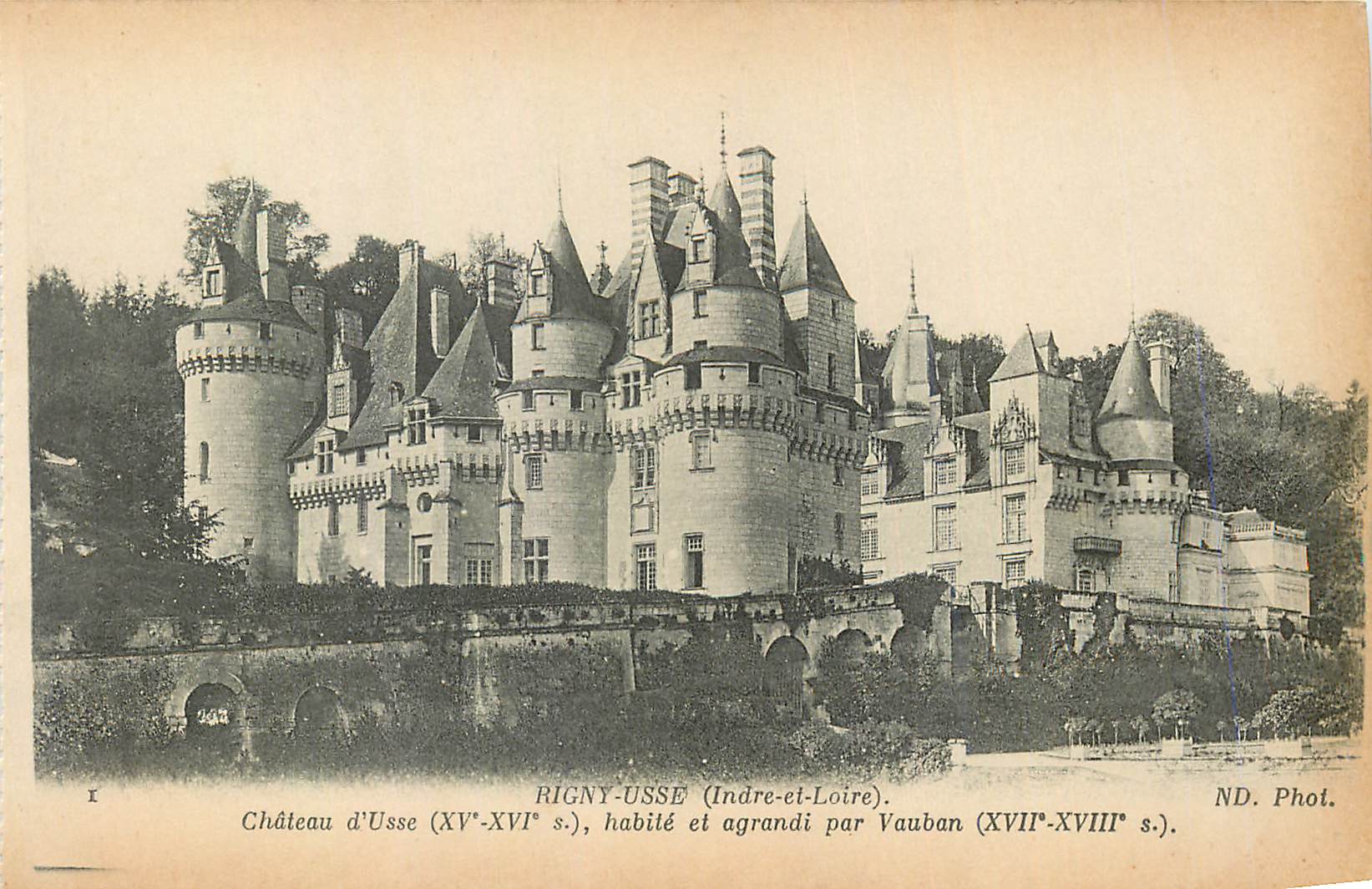 CPA Rigny Usse (Indre et Loire) Chateau d'Usse (XVe XVIe S)