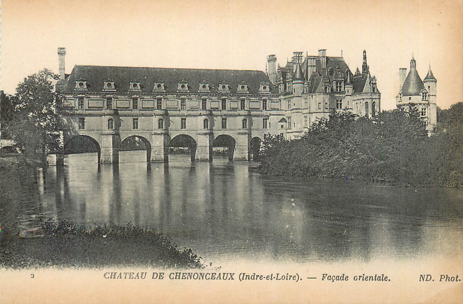 CPA Chateau de Chenonceaux (Indre et Loire) Facade Orientale