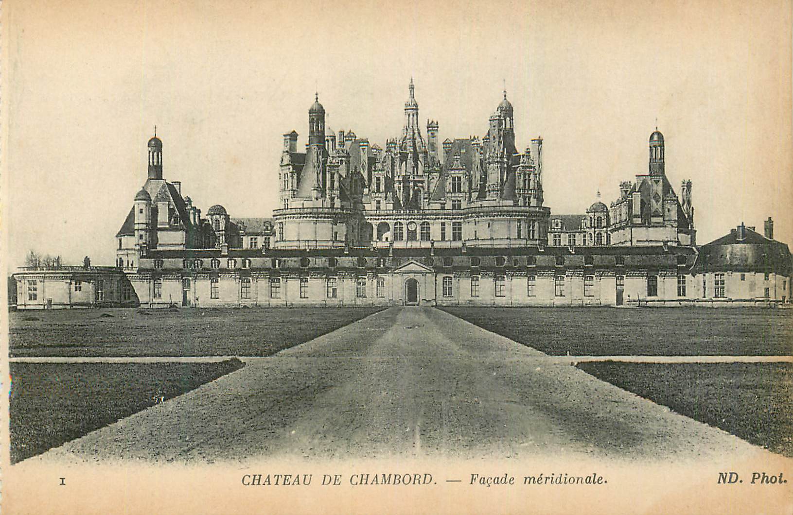 CPA Chateau de Chambord Facade Meridionale