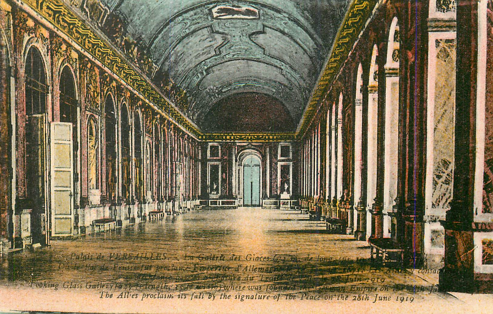 CPA Palais de Versailles La Galeire des Glaces