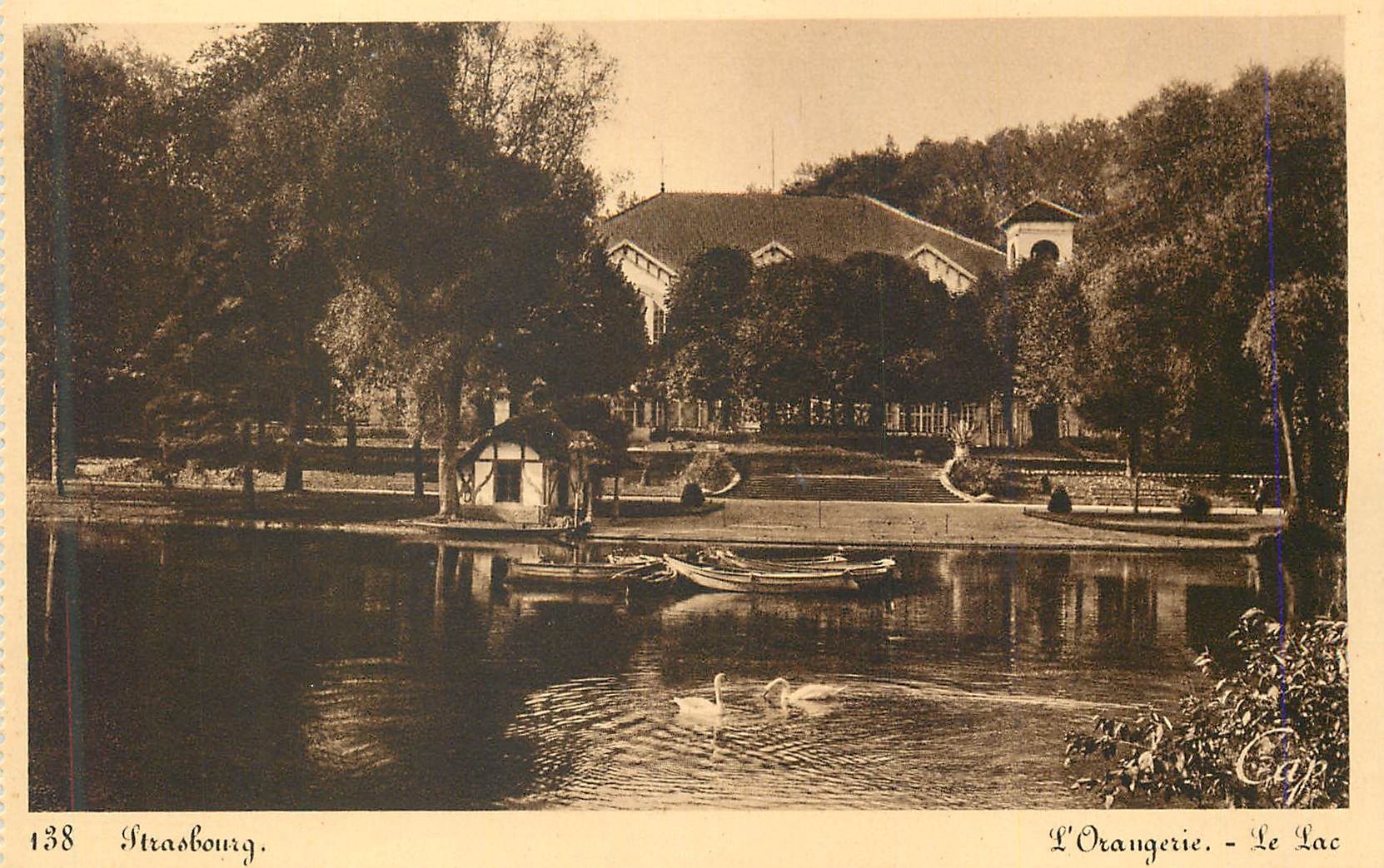 CPA Strasbourg L'Orangerie Le Lac