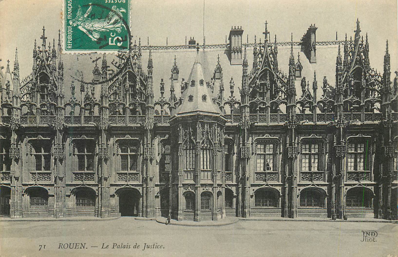 CPA Rouen Le Palais de Justice