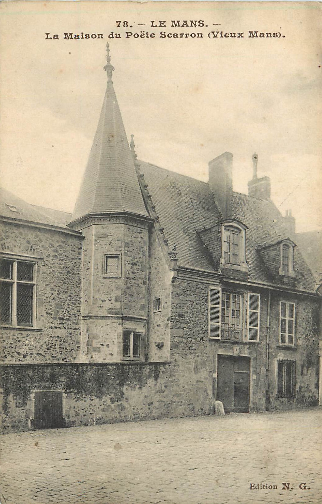 CPA Le Mans La Maison du Poete Scarron (Vieux Mans)