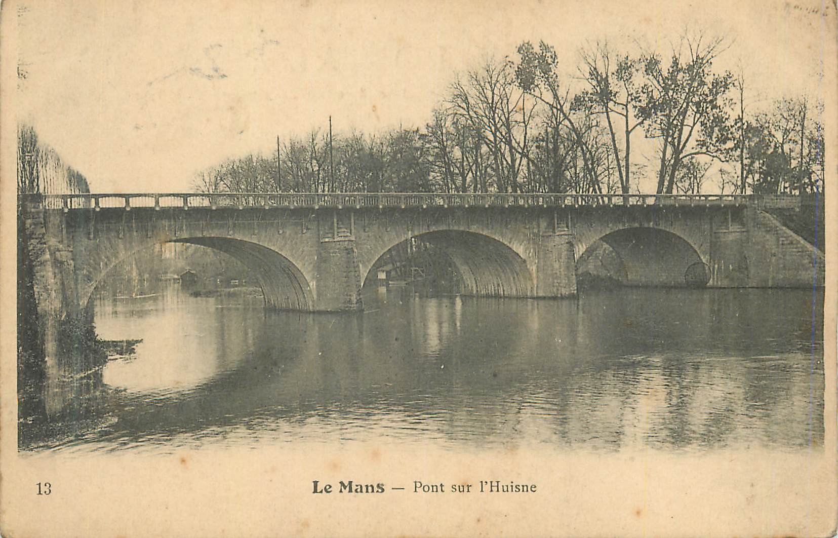 CPA Le Mans Pont sur l'Huisne